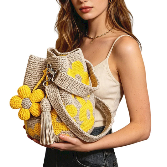 Crochet Flower Bag